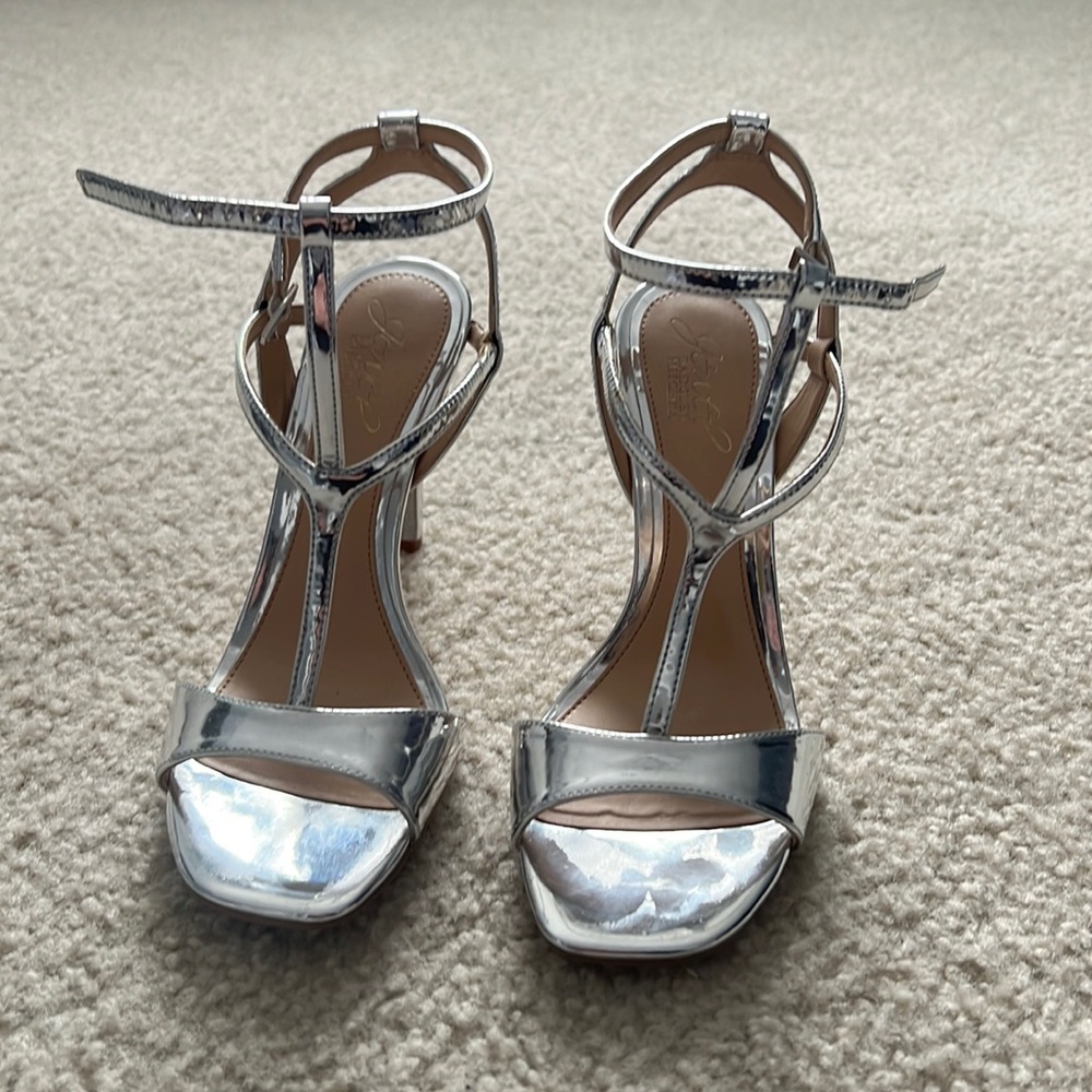 silver heels